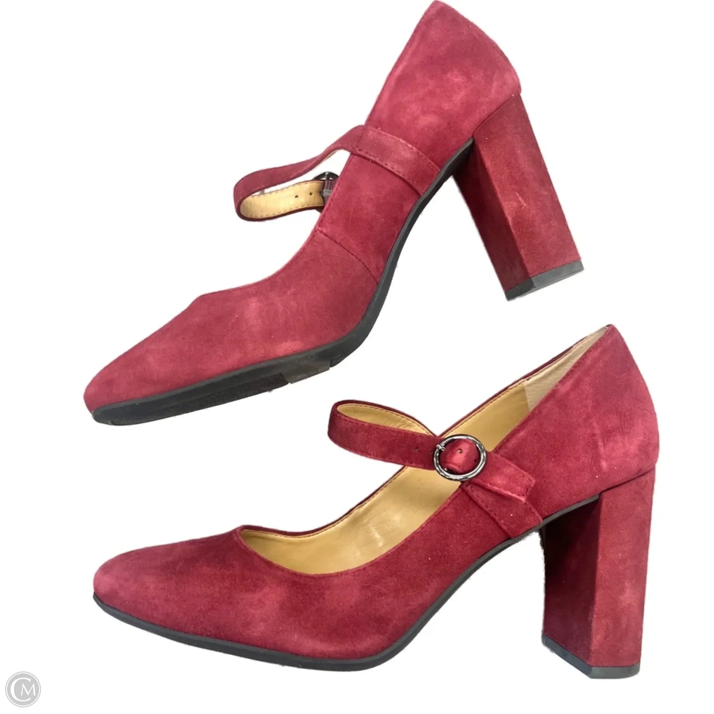 Shoes Heels Block By Franco Sarto In Red, Size: 9