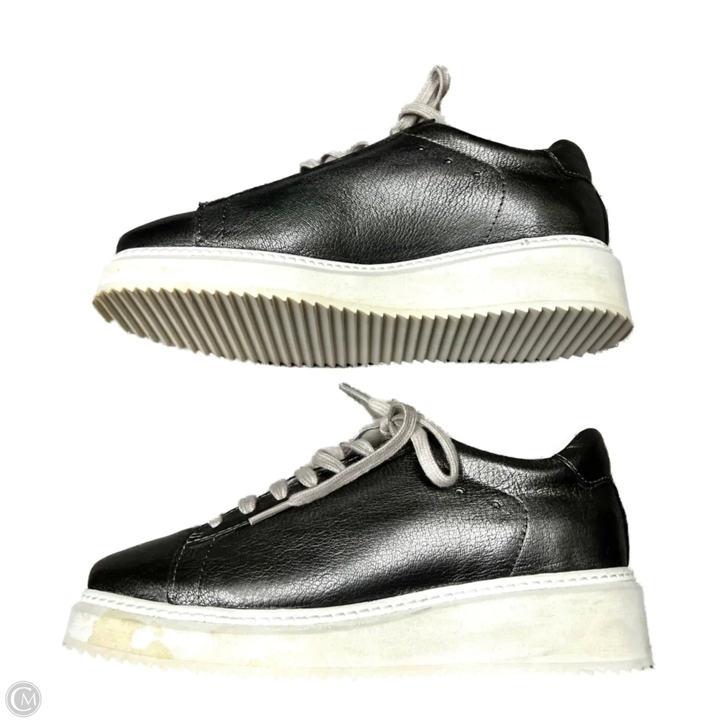 Shoes Sneakers By Homers Artisan In Silver, Size: 7