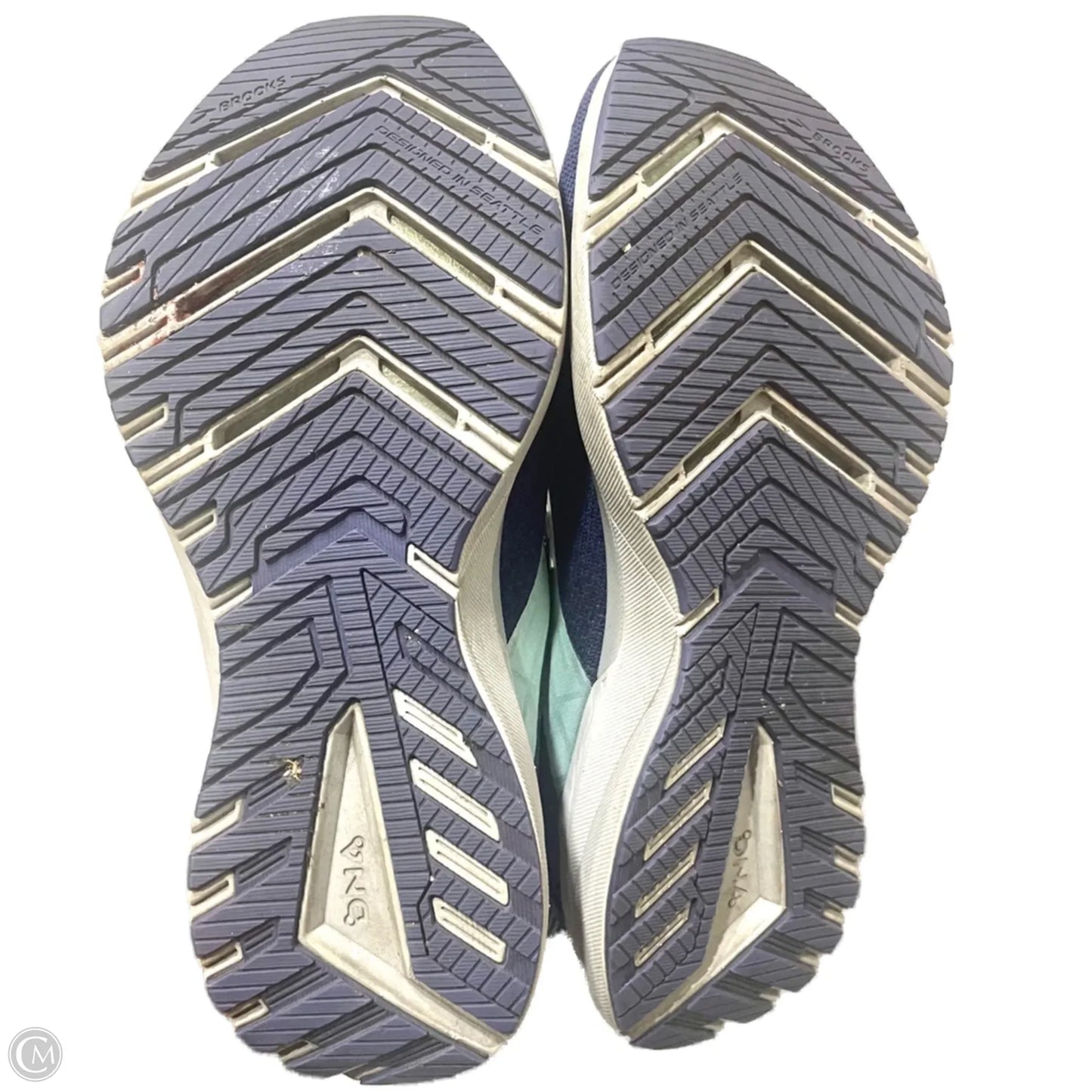 Shoes Sneakers By Brooks In Blue, Size: 7.5