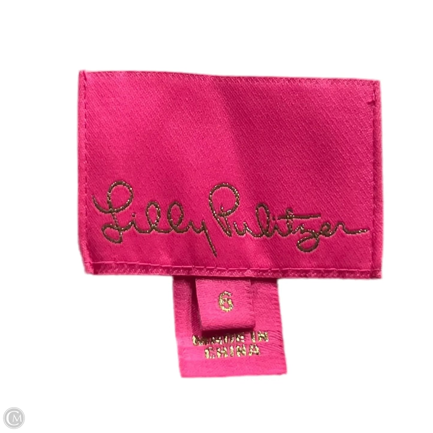 Dress Designer By Lilly Pulitzer In Green & Pink, Size: S