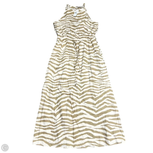 Dress Casual Maxi By Loft In Cream & Tan, Size: S