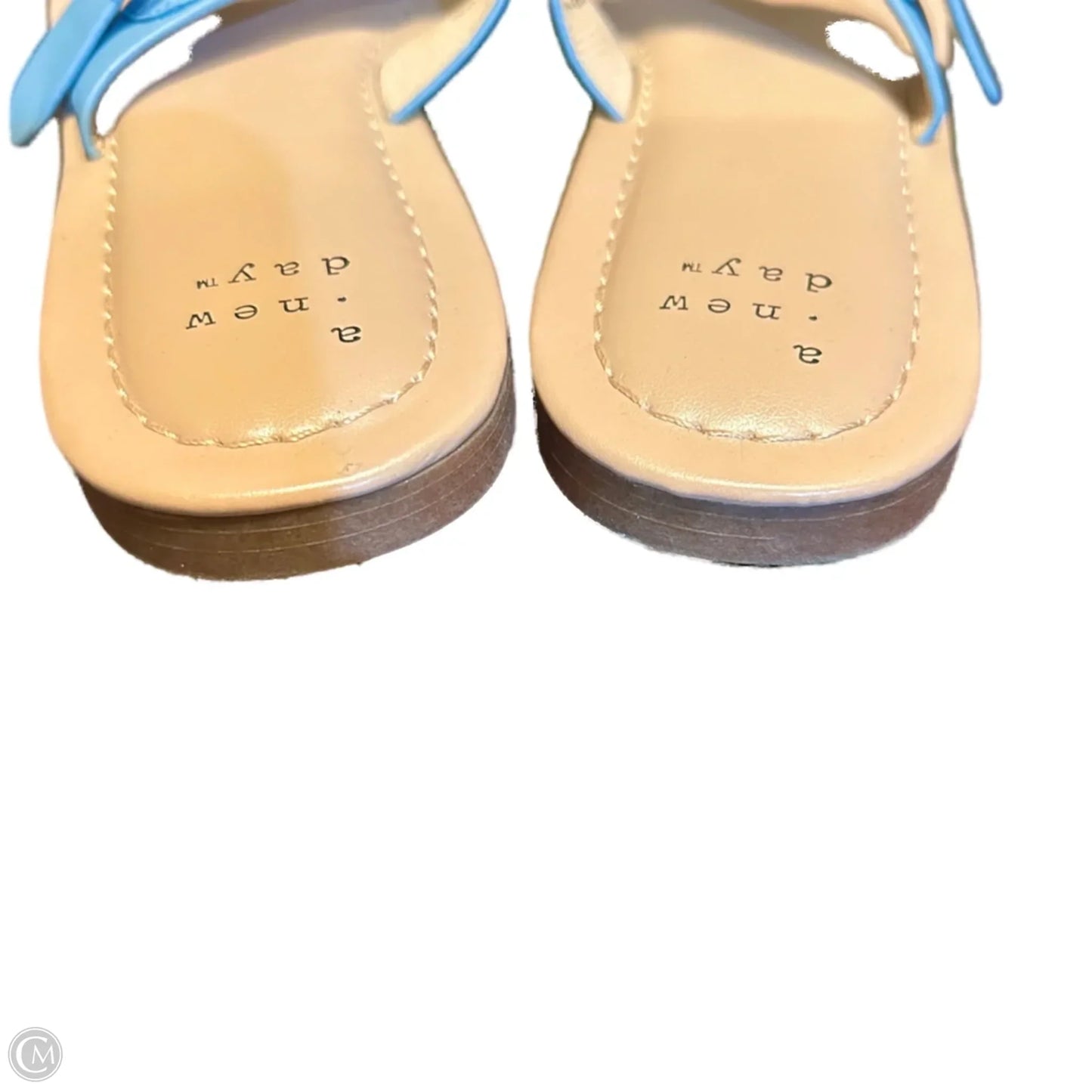 Sandals Flats By A New Day In Blue, Size: 7