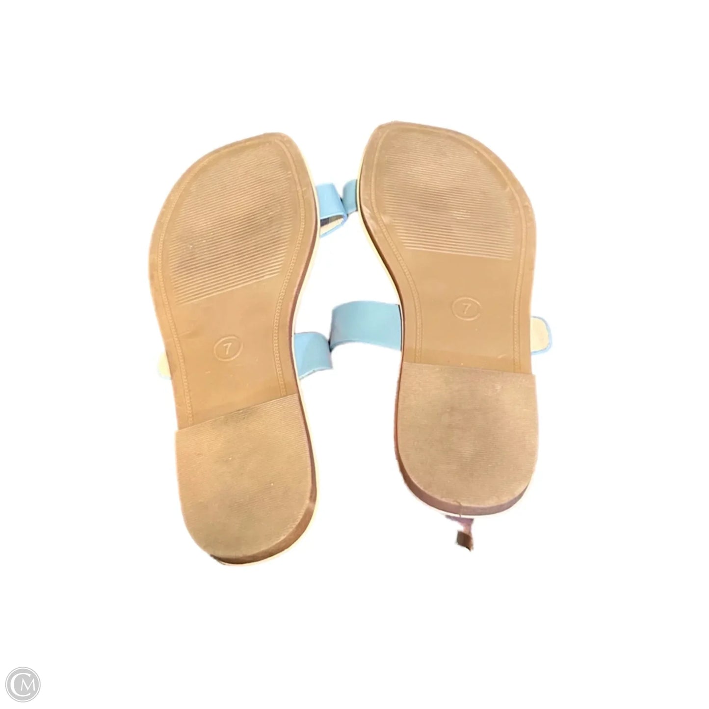 Sandals Flats By A New Day In Blue, Size: 7