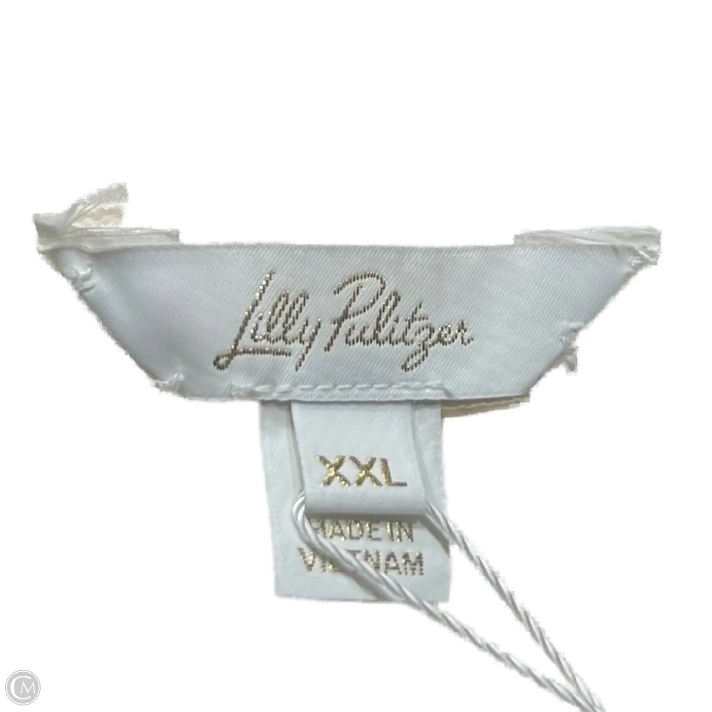 Jumpsuit Designer By Lilly Pulitzer In Cream, Size: Xxl