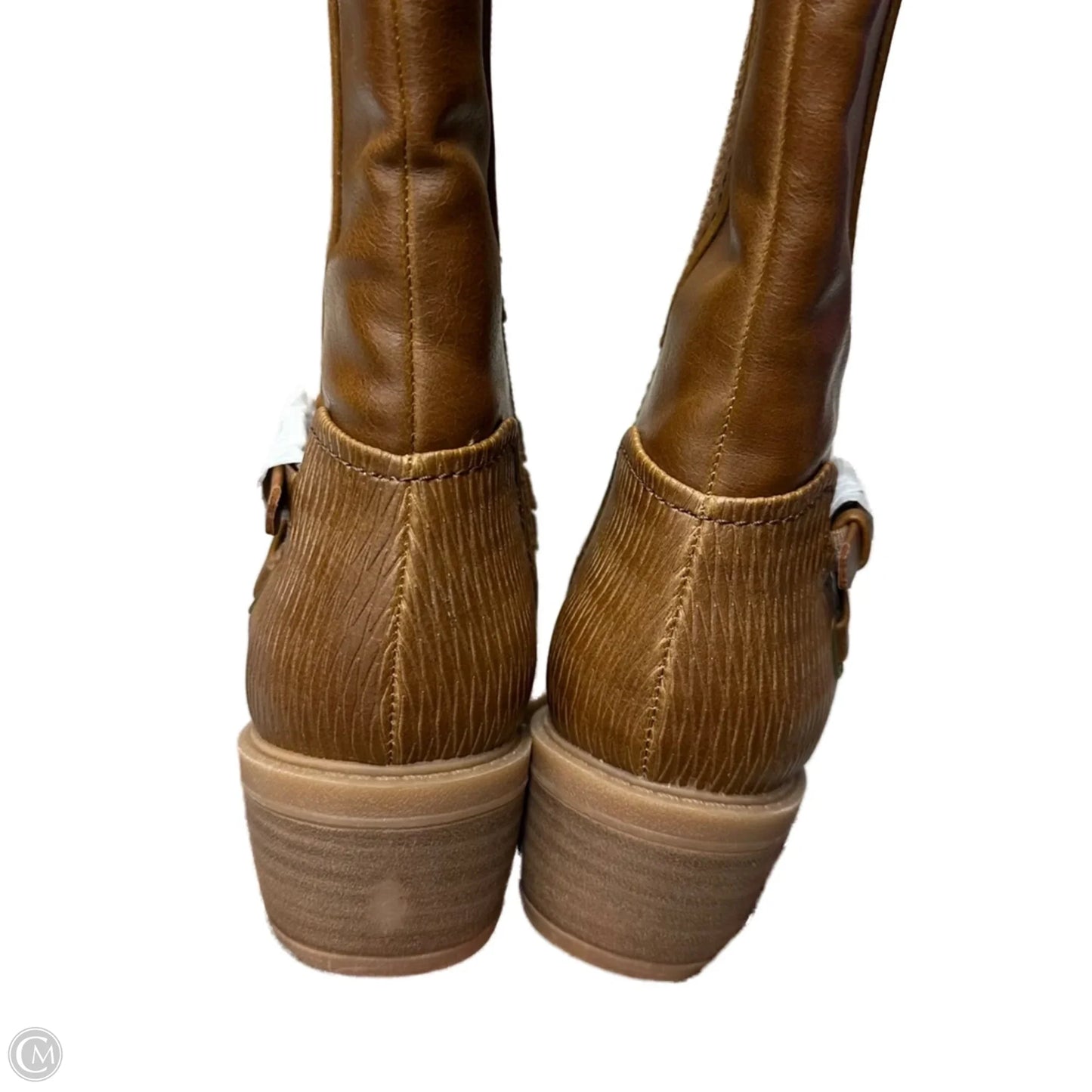 Boots Mid-calf Heels By Bare Traps In Brown, Size: 6