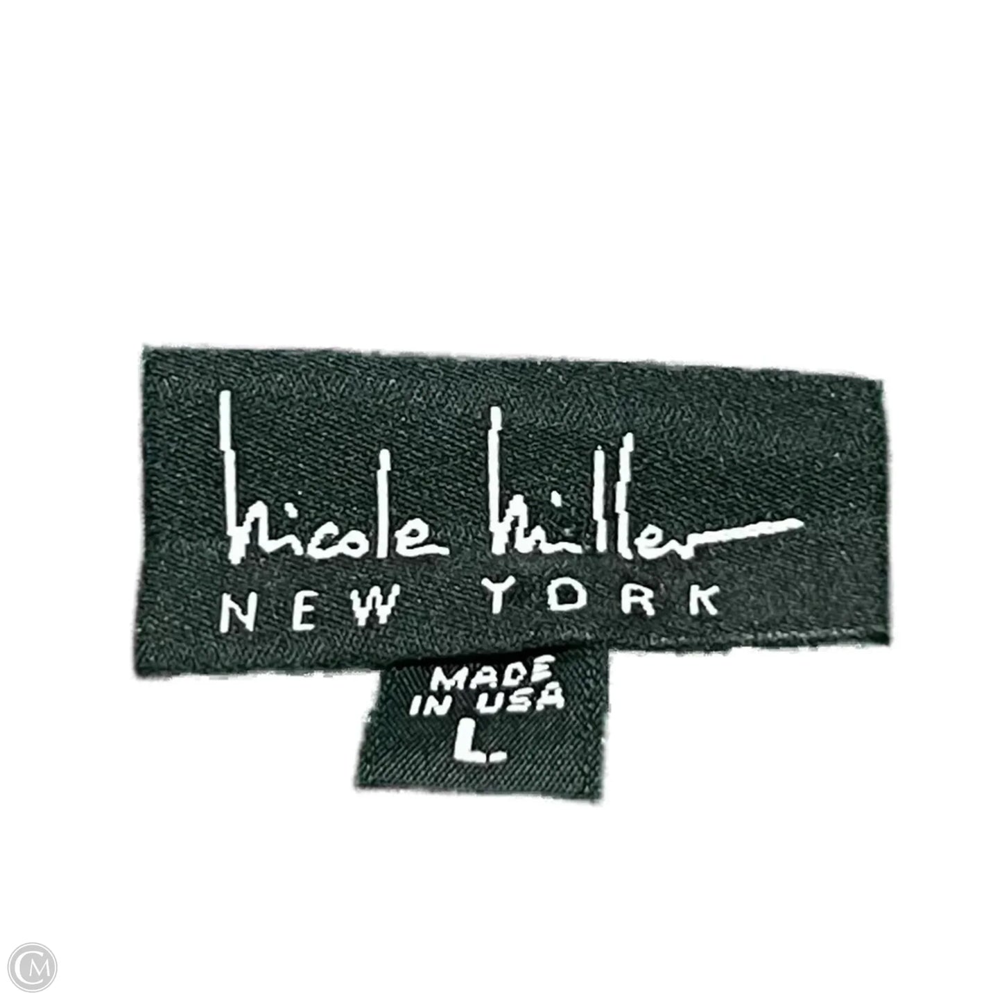 Top Sleeveless By Nicole Miller In Green, Size: L