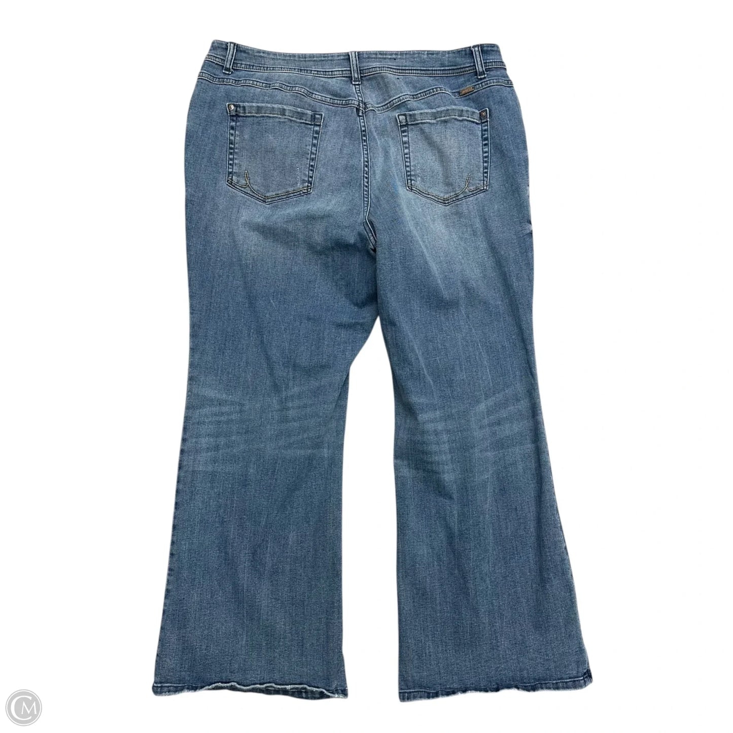Jeans Boot Cut By Inc In Blue Denim, Size: 18
