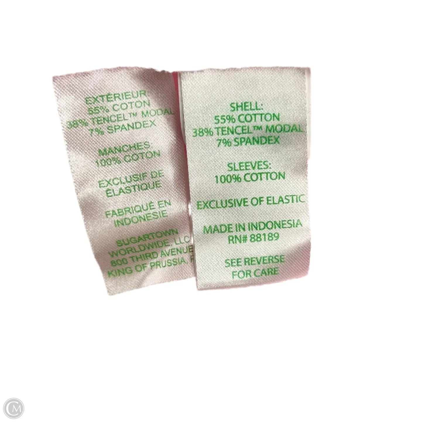 Top Short Sleeve Designer By Lilly Pulitzer In Pink, Size: L