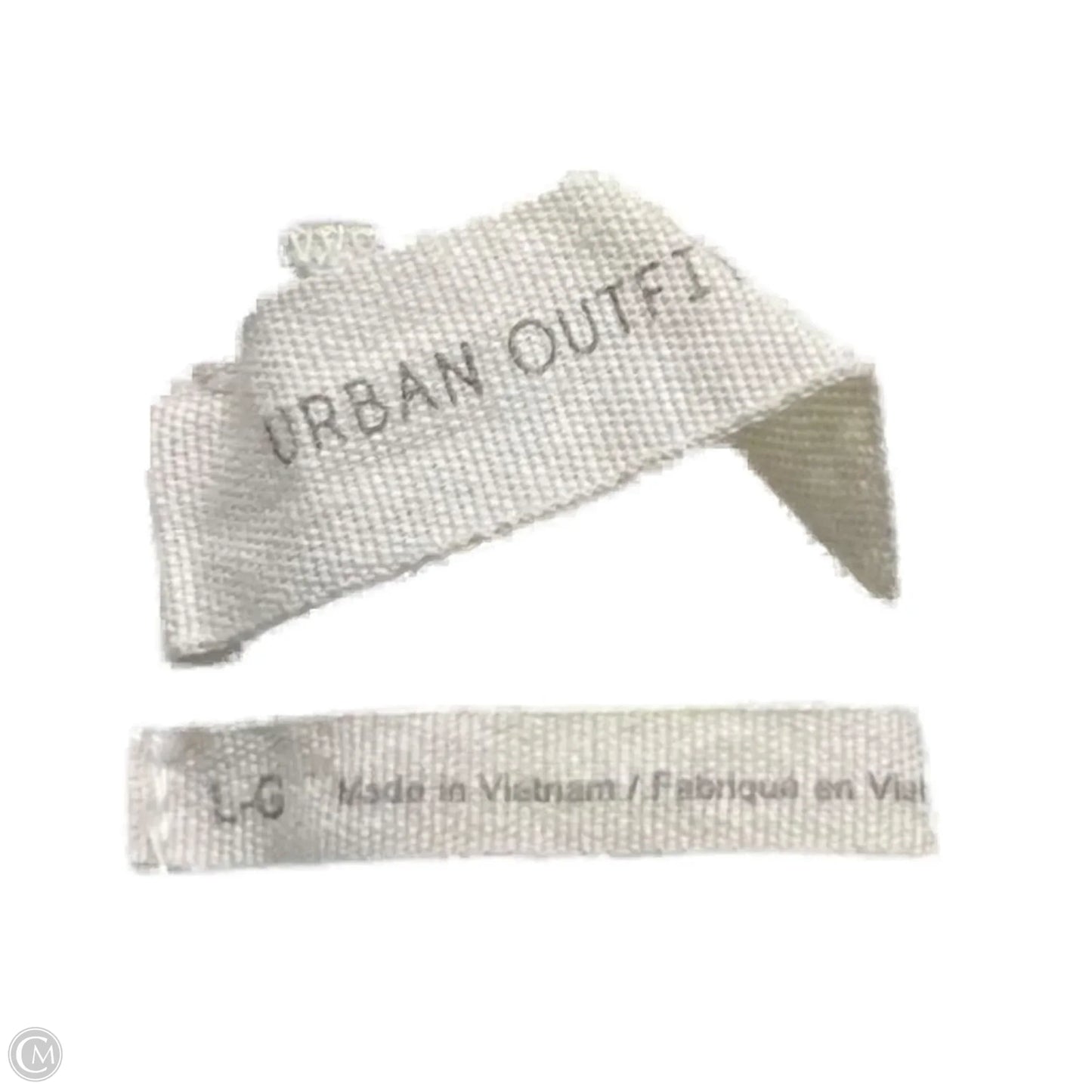 Dress Casual Short By Urban Outfitters In Cream & Green, Size: L