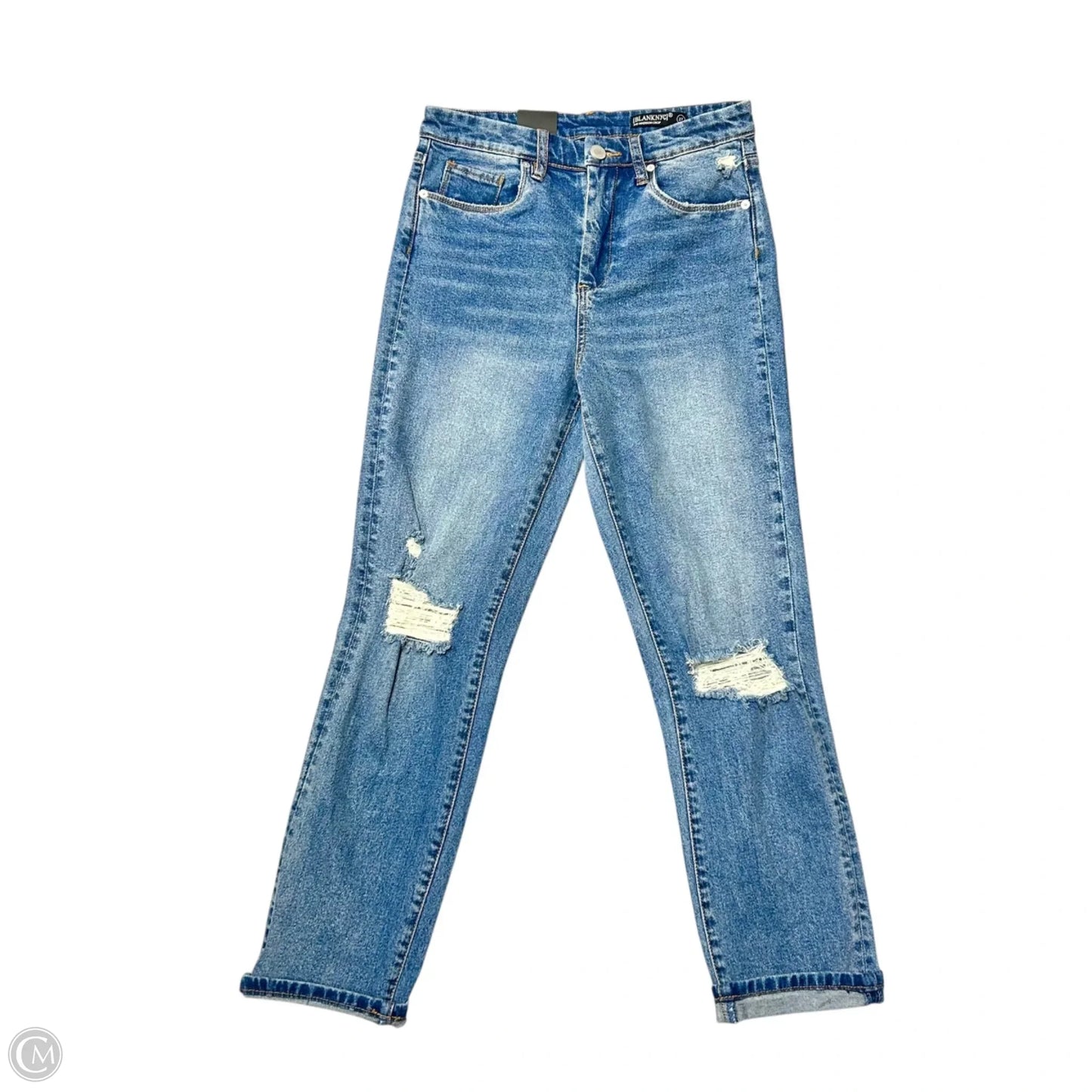 Jeans Cropped By Blanknyc In Blue Denim, Size: 4