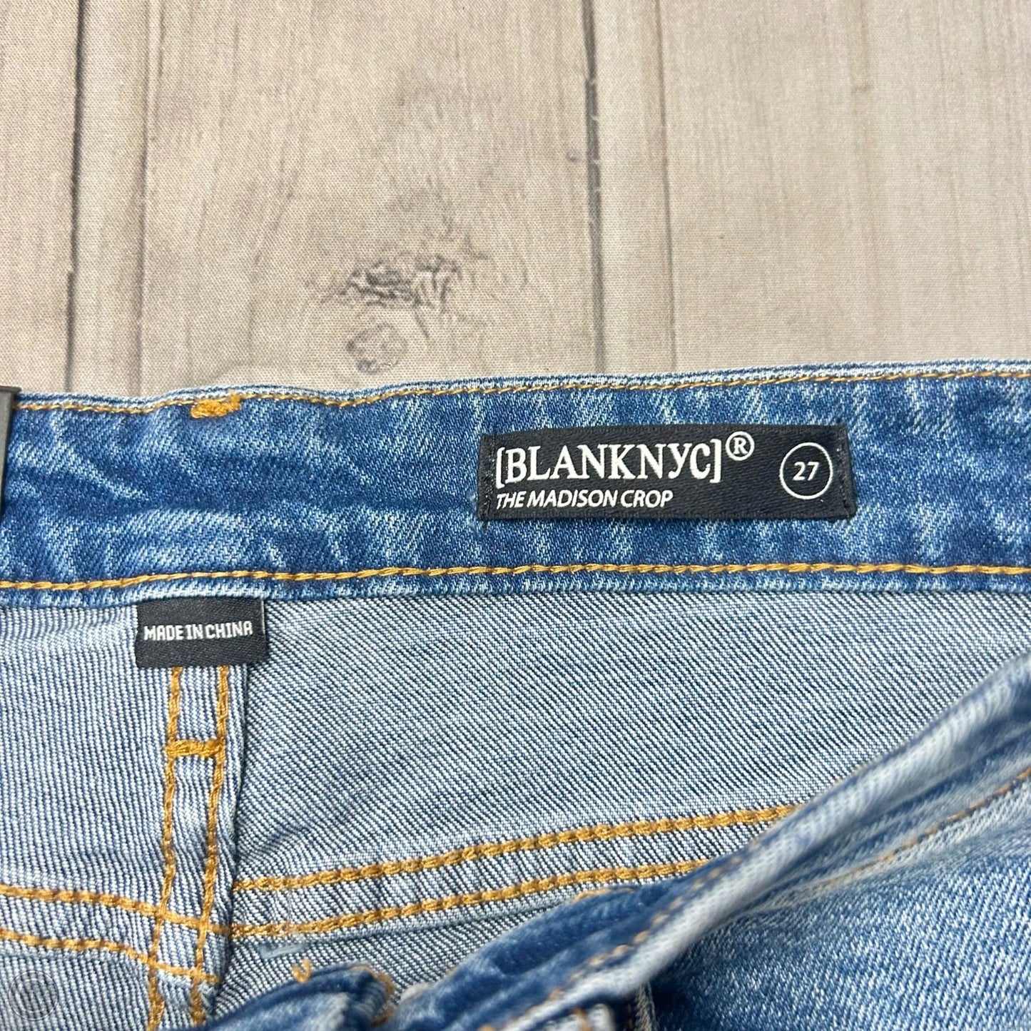 Jeans Cropped By Blanknyc In Blue Denim, Size: 4