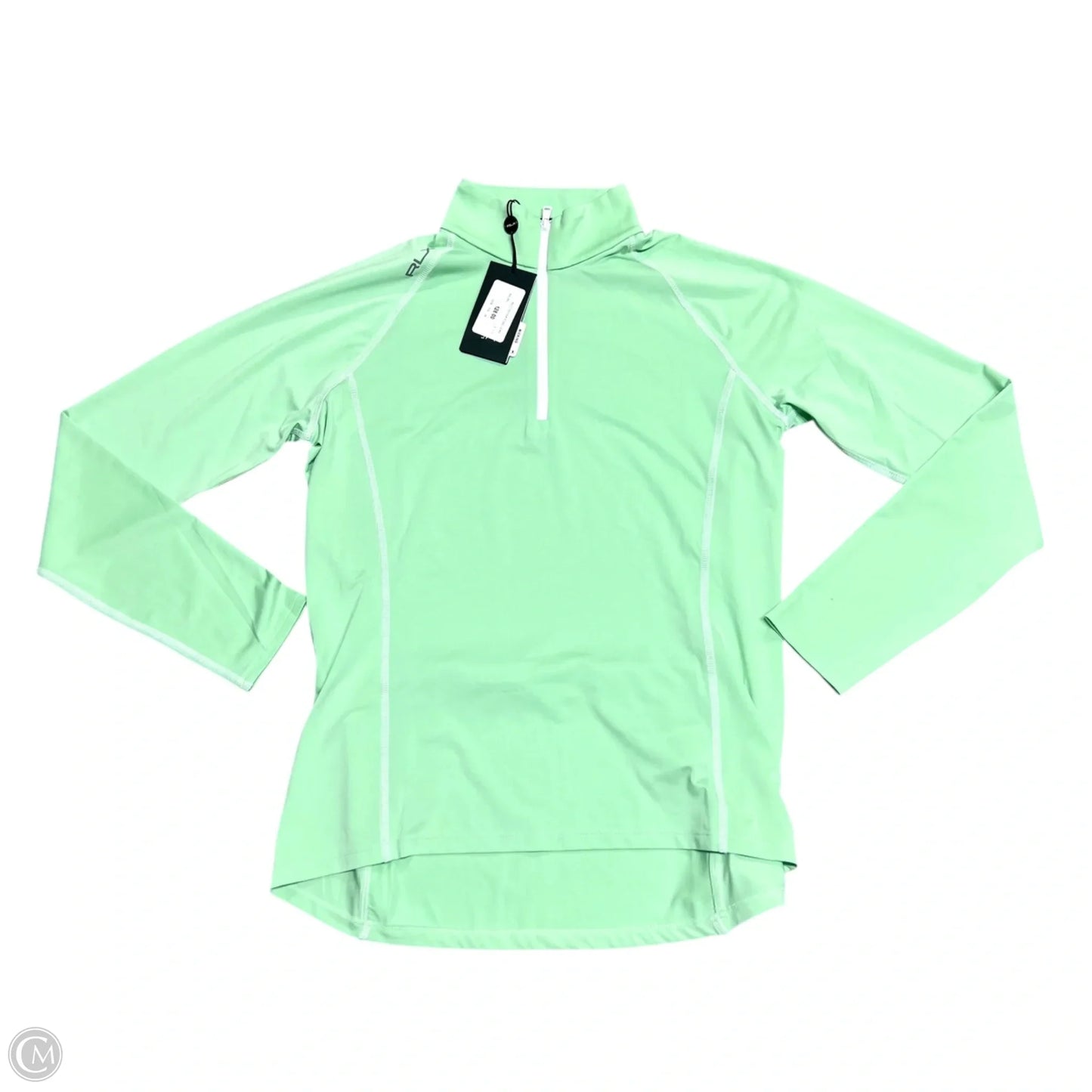 Athletic Top Long Sleeve Collar By Ralph Lauren In Green, Size: S