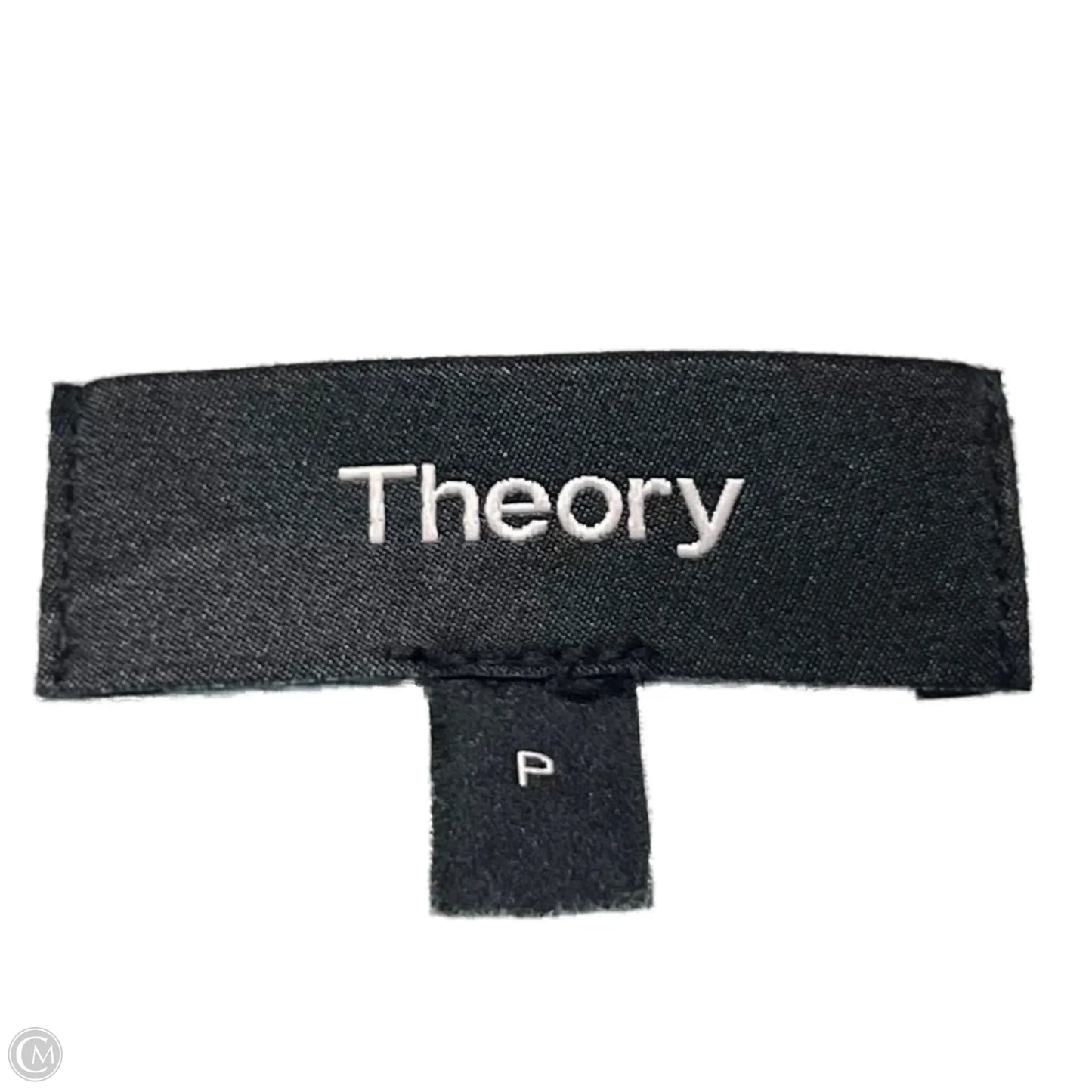 Top Long Sleeve By Theory In Blue & Green, Size: S