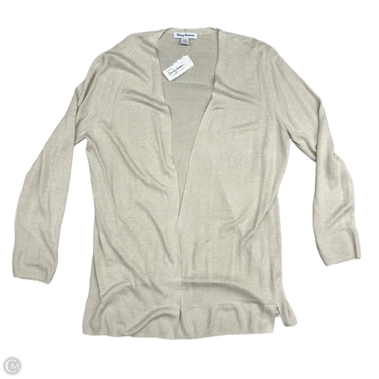 Sweater Cardigan By Tommy Bahama In Beige, Size: L