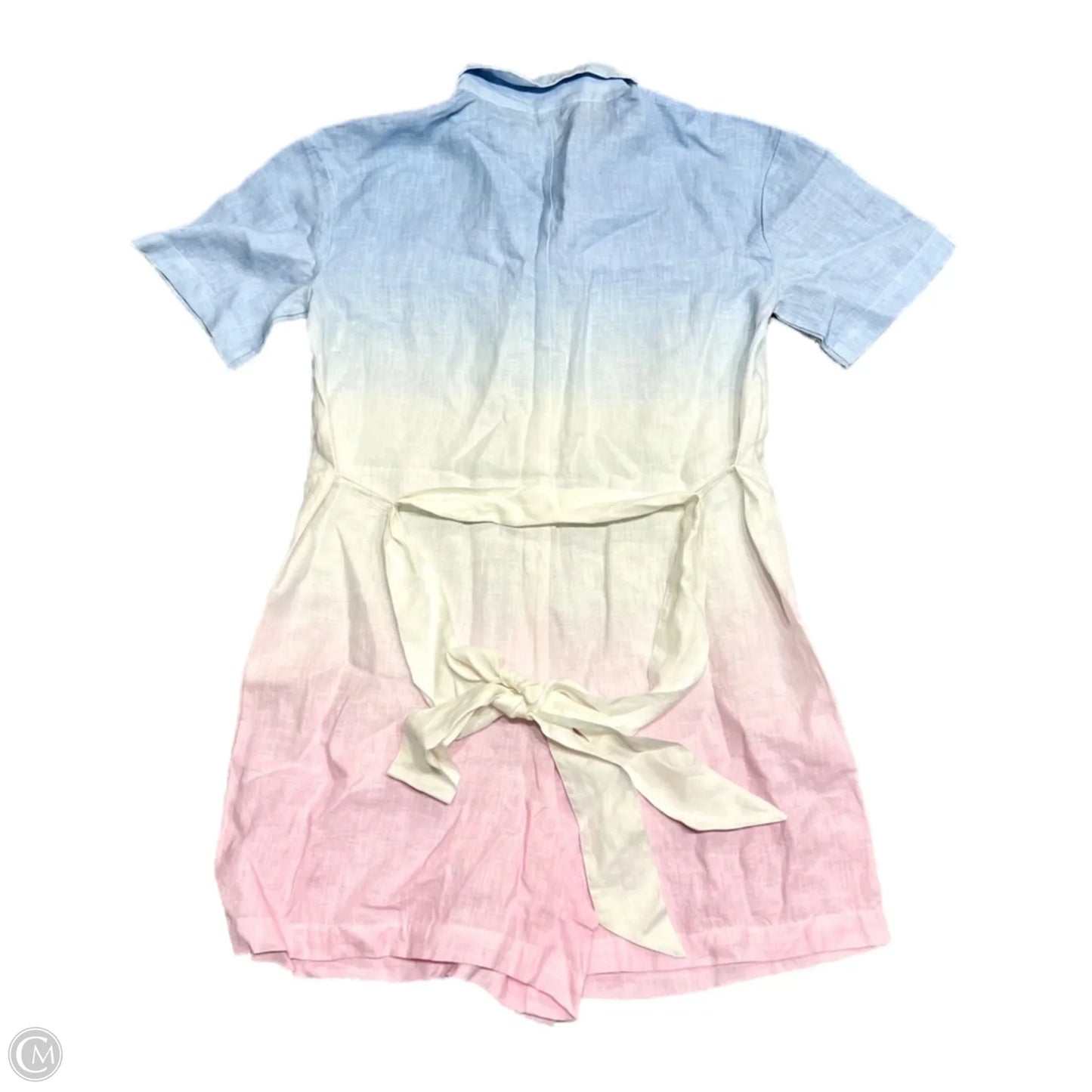 Romper Designer By Lilly Pulitzer In Blue & Pink, Size: S