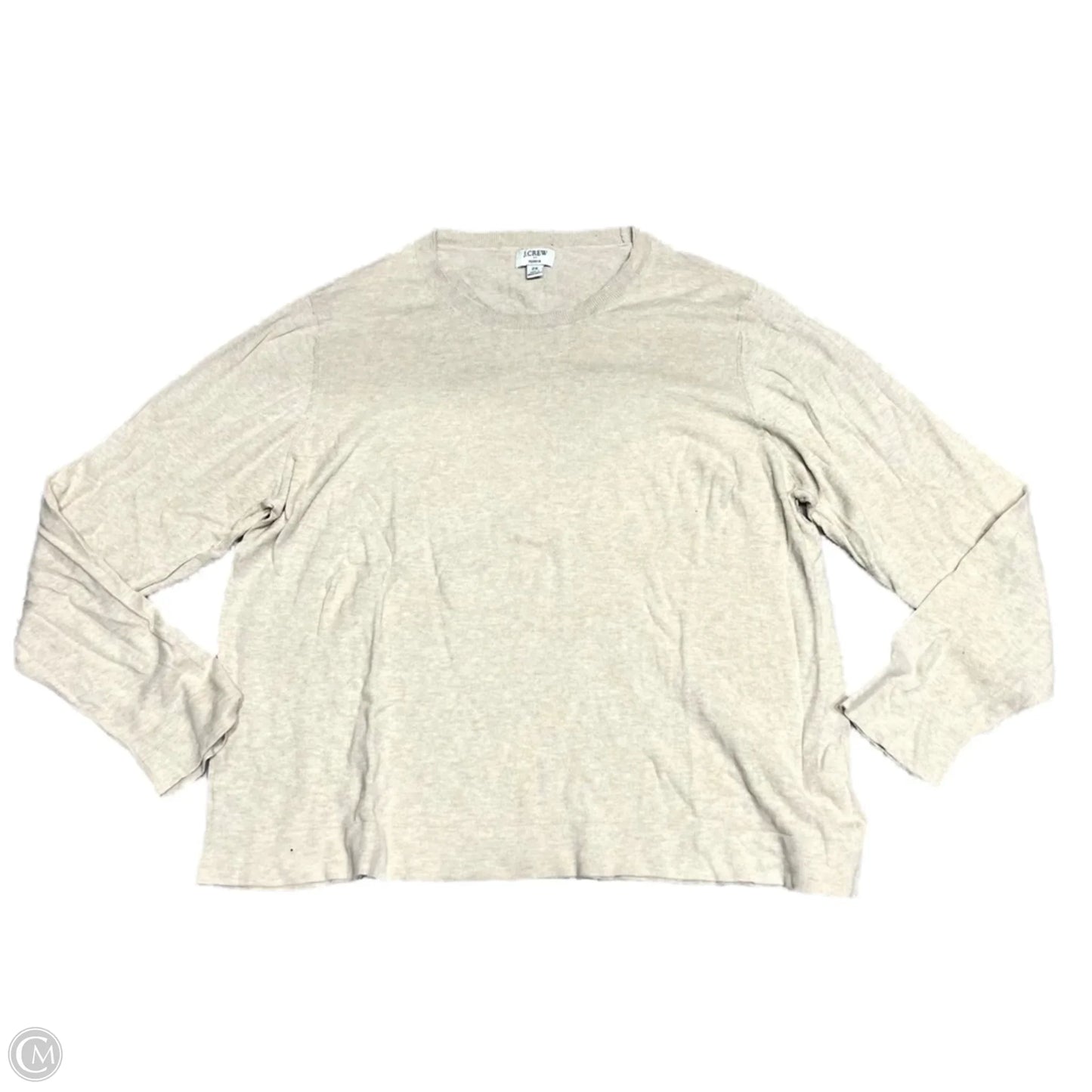 Sweater By J. Crew In Tan, Size: 2x