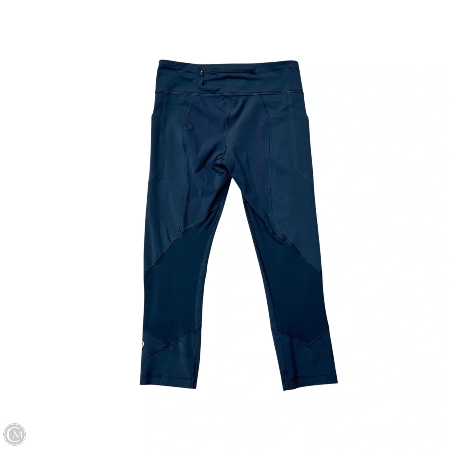 Athletic Capris By Lululemon In Navy, Size: 6