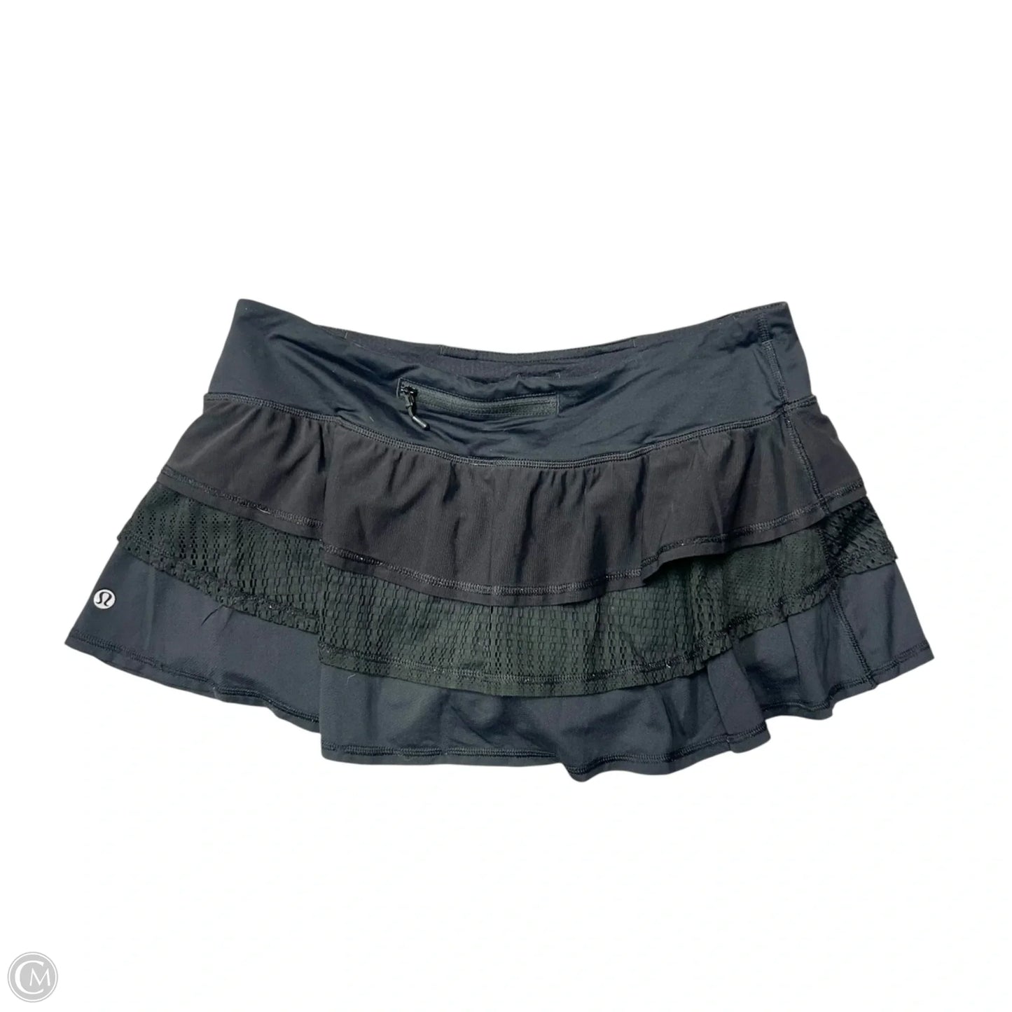 Athletic Skort By Lululemon In Black, Size: 8