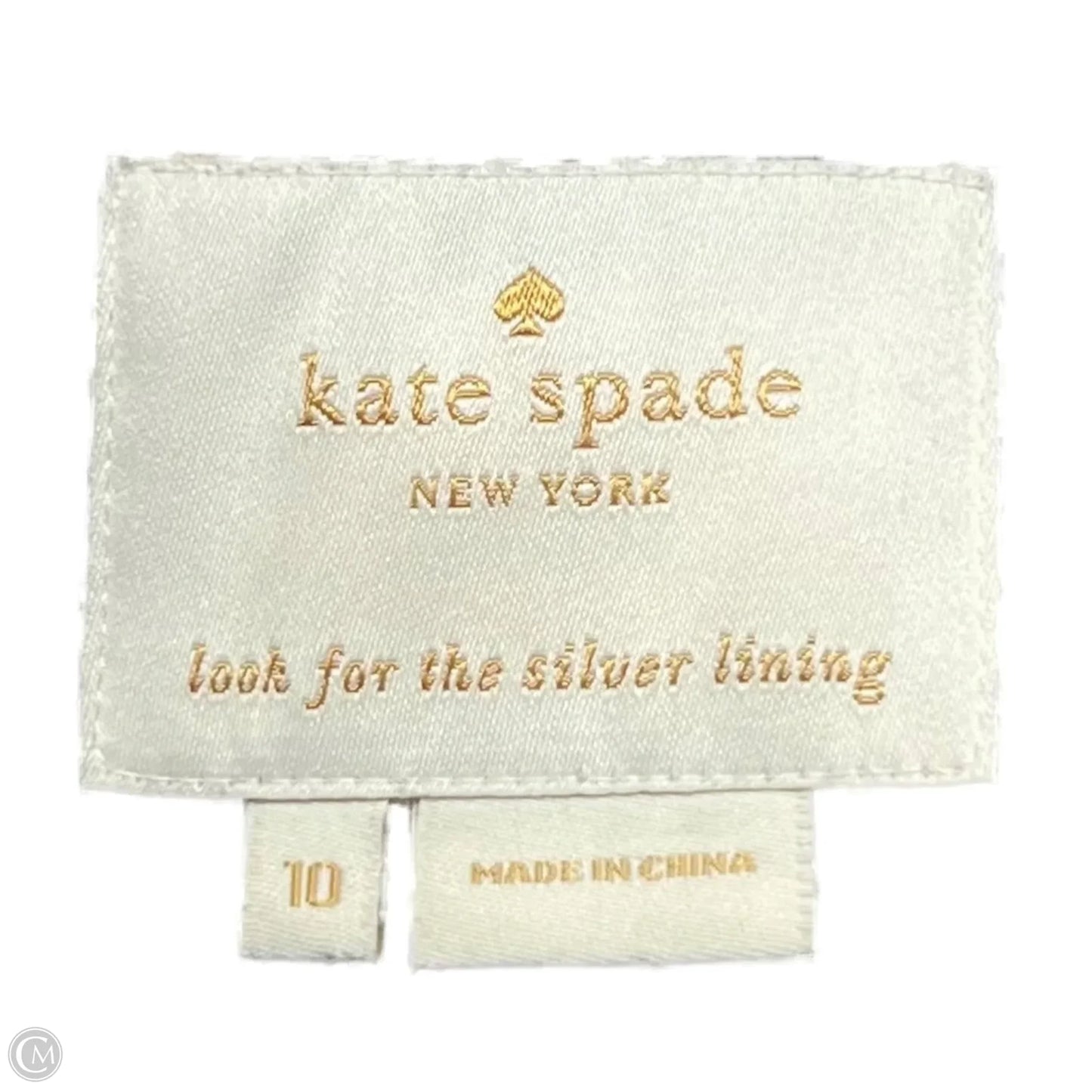 Blazer Designer By Kate Spade In Black & White, Size: M