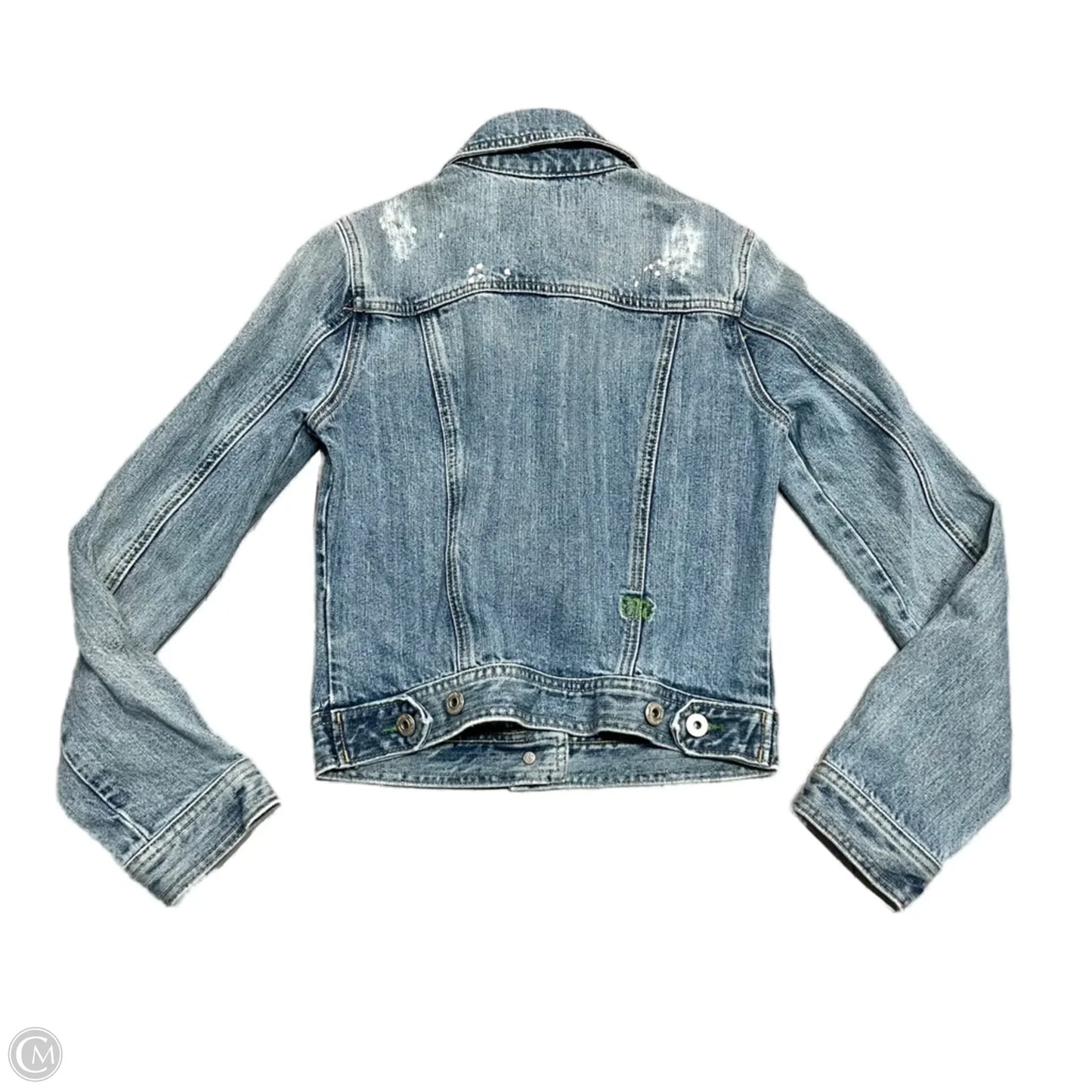 Jacket Denim By Miss Me In Blue Denim, Size: S