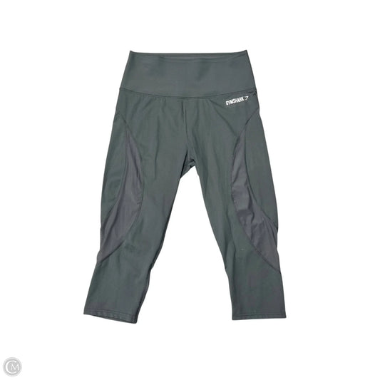 Athletic Capris By Gym Shark In Grey, Size: 12