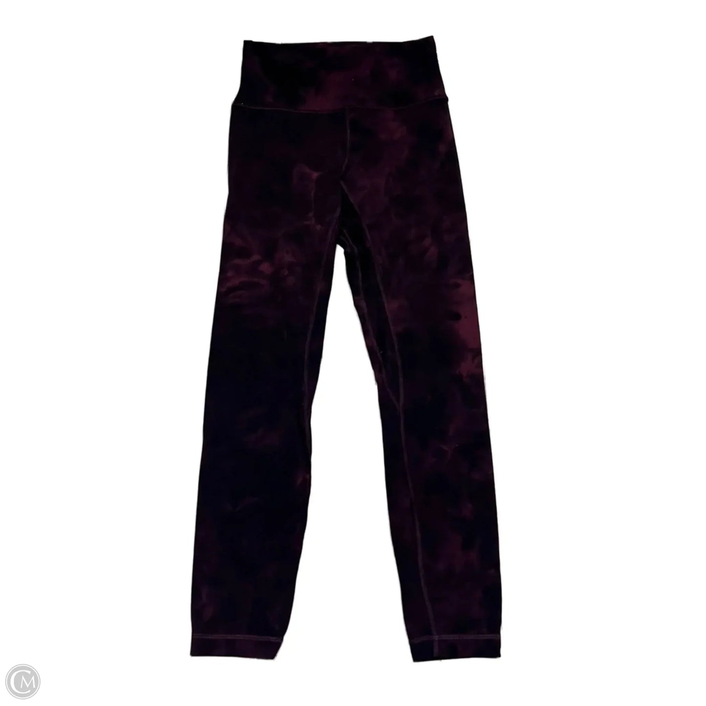 Athletic Leggings By Lululemon In Tie Dye Print, Size: 4