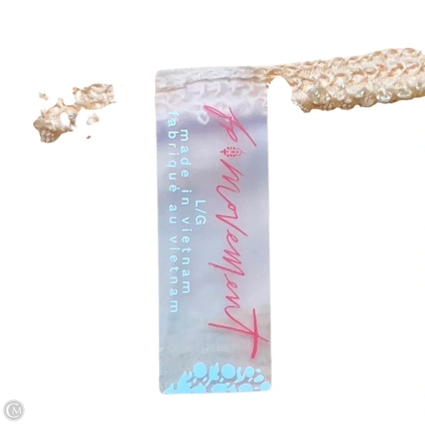 Athletic Top Long Sleeve Crewneck By Free People In Grey & Orange, Size: L