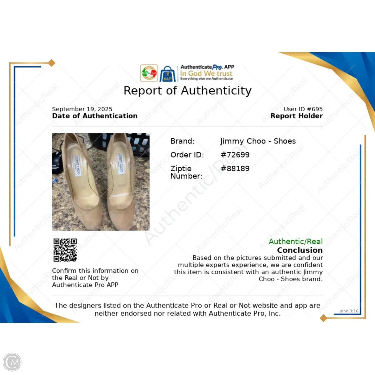 Shoes Luxury Designer By Jimmy Choo In Tan, Size: 8.5