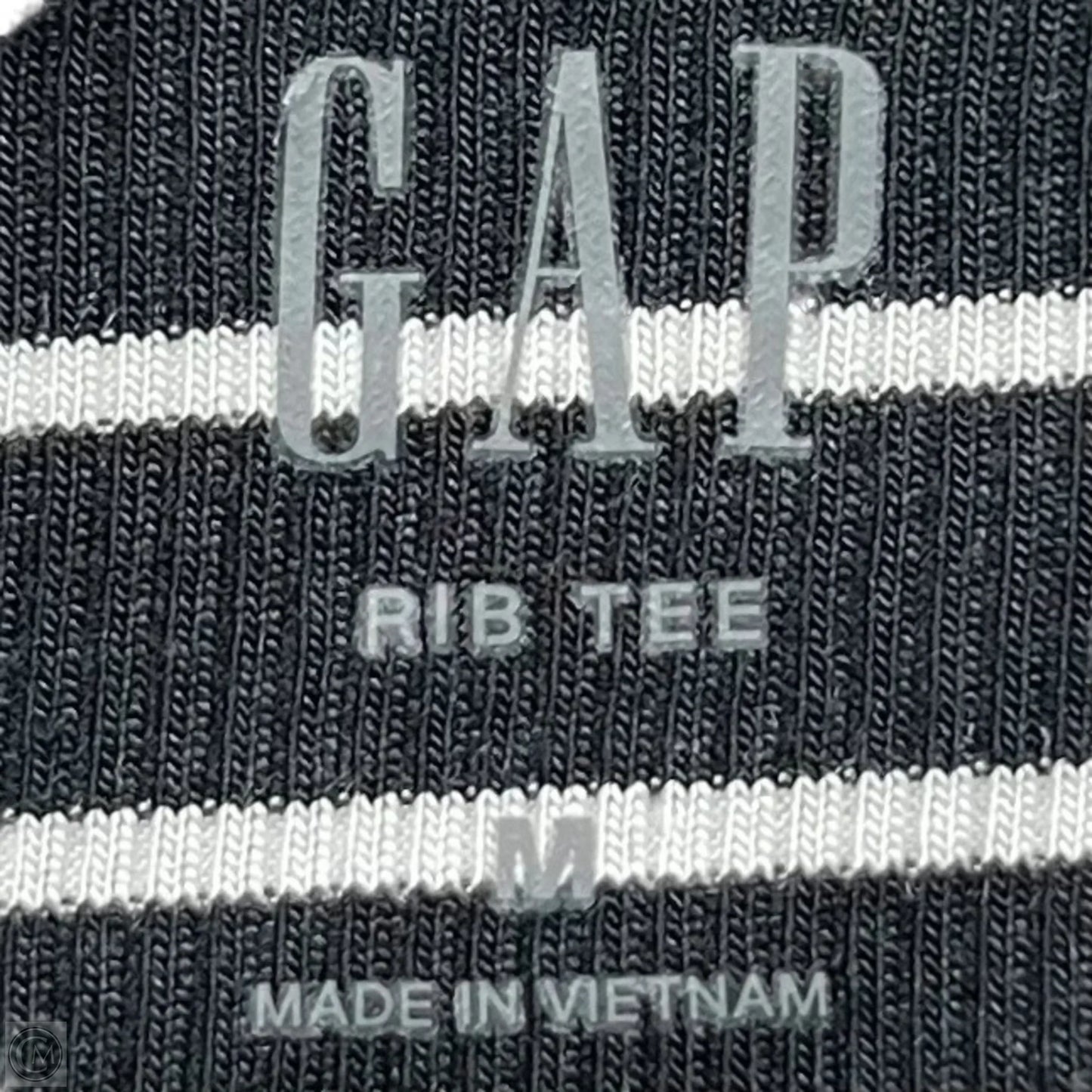 Top Long Sleeve By Gap In Striped Pattern, Size: M