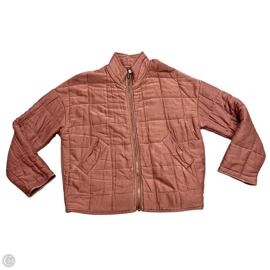 Coat Puffer & Quilted By By Together In Brown, Size: M