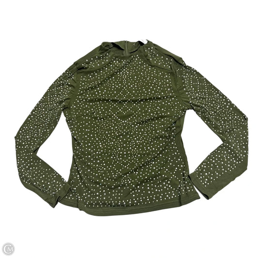 Top Long Sleeve By Jasmine In Green, Size: Xl