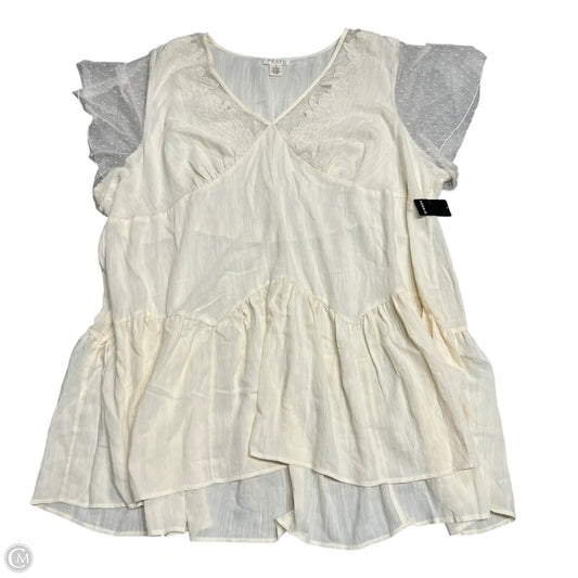Dress Casual Short By Torrid In Cream, Size: 5x