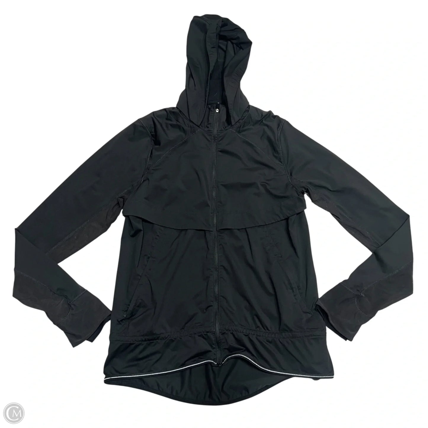 Athletic Top Long Sleeve Hoodie By Lululemon In Blue, Size: S