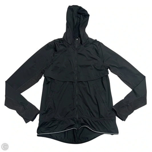 Athletic Top Long Sleeve Hoodie By Lululemon In Blue, Size: S