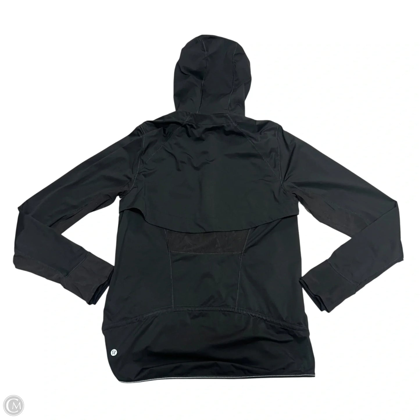 Athletic Top Long Sleeve Hoodie By Lululemon In Blue, Size: S