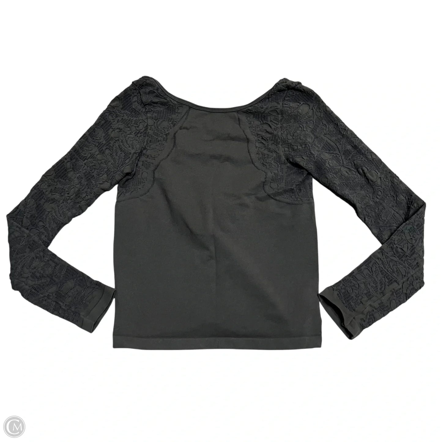 Top Long Sleeve Basic By Anthropologie In Grey, Size: S