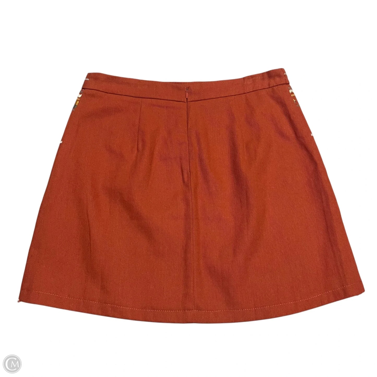 Skirt Mini & Short By Blue Rain In Orange, Size: 12