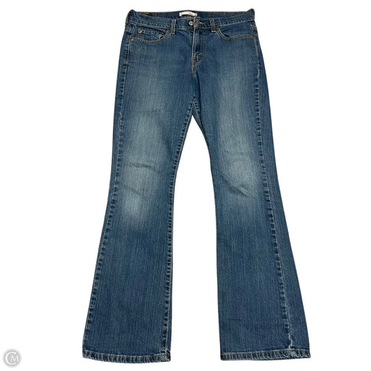 Jeans Boot Cut By Levis In Blue Denim, Size: 8