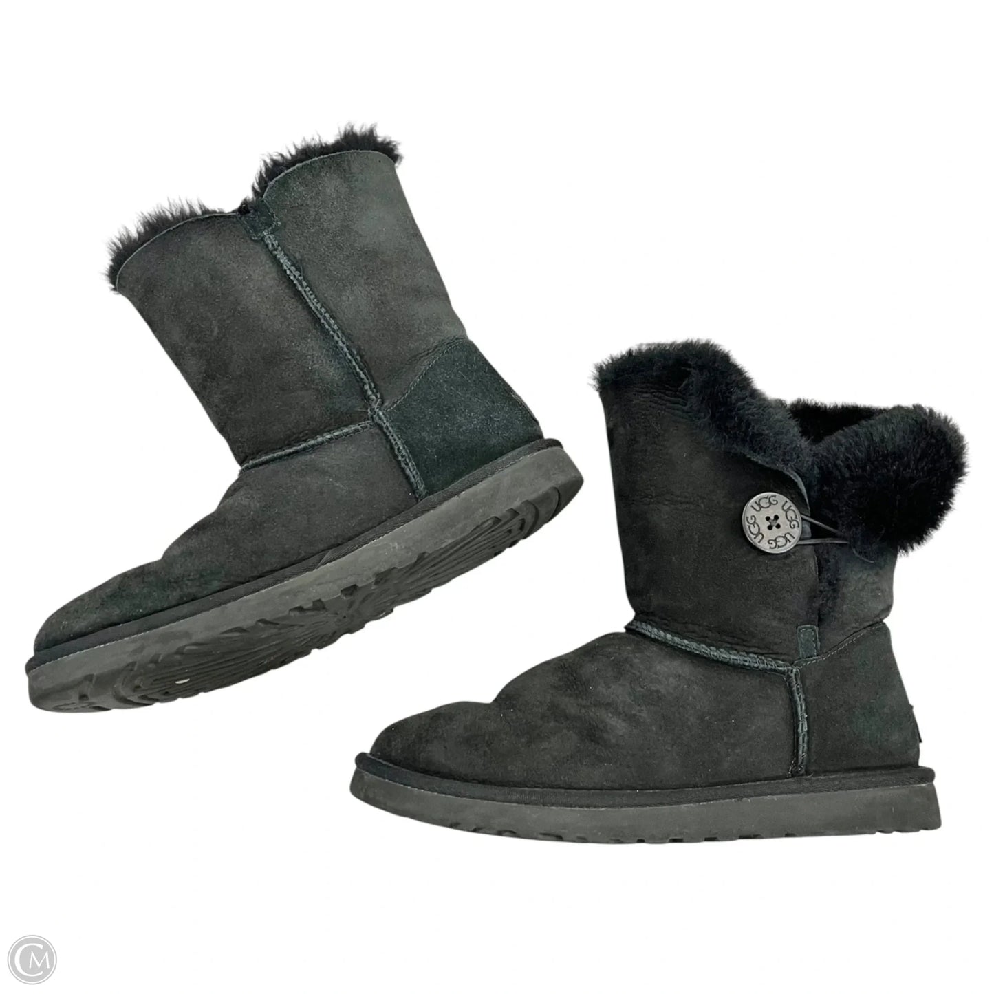 Boots Designer By Ugg In Black, Size: 8