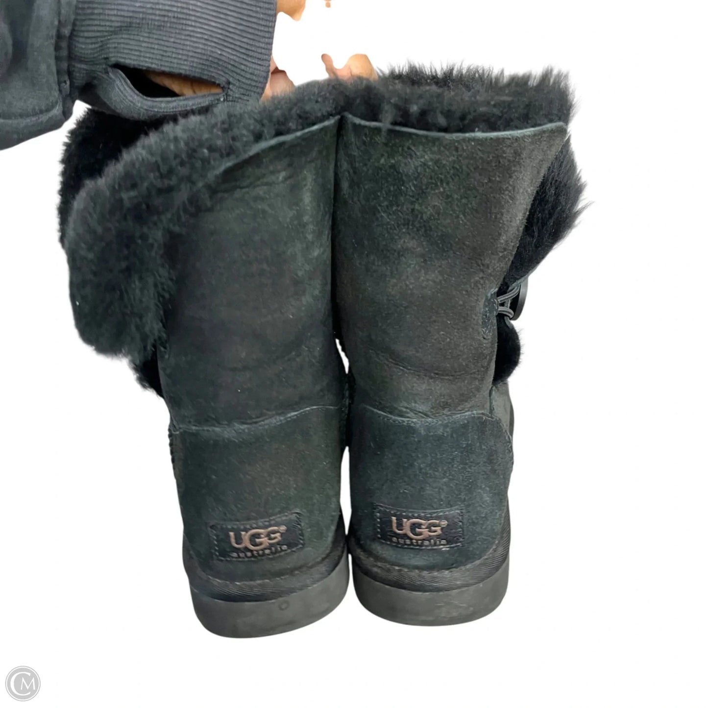 Boots Designer By Ugg In Black, Size: 8