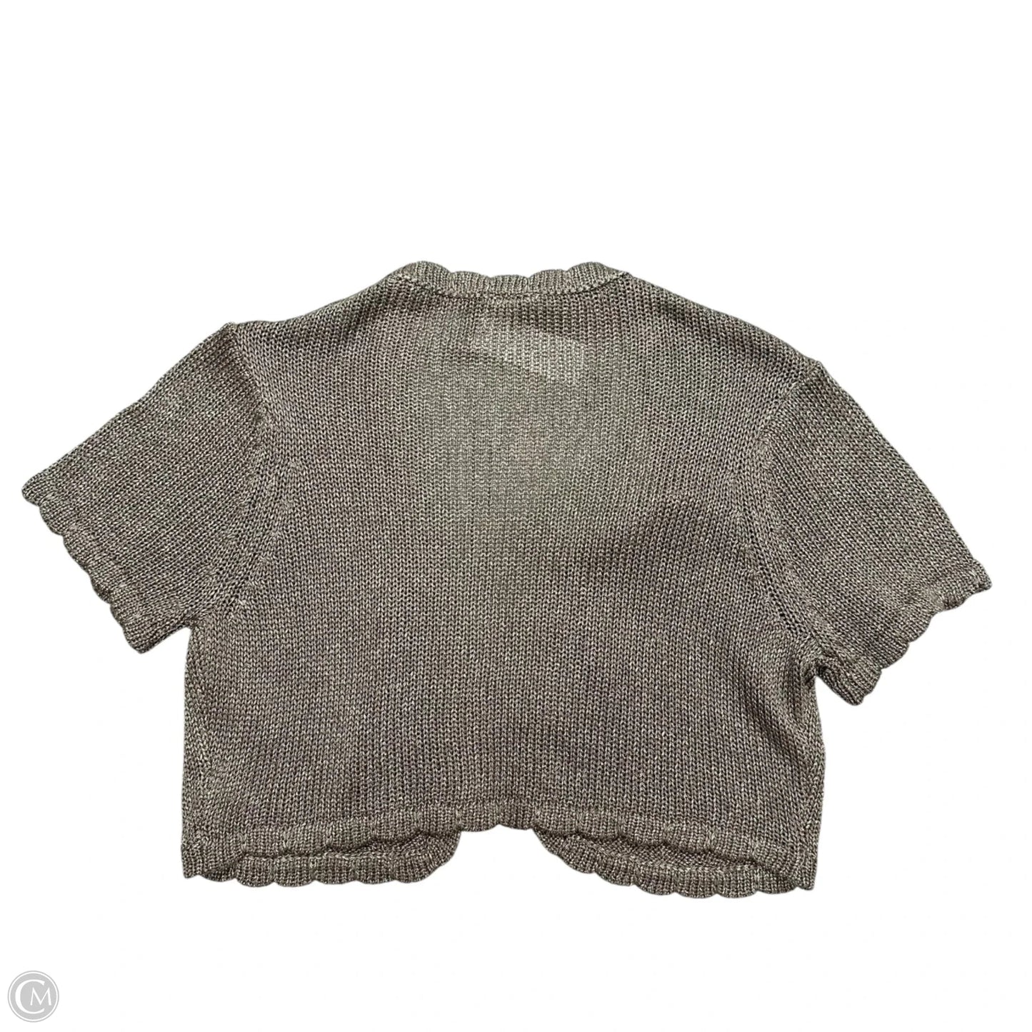 Sweater Cardigan By Moth In Taupe, Size: S