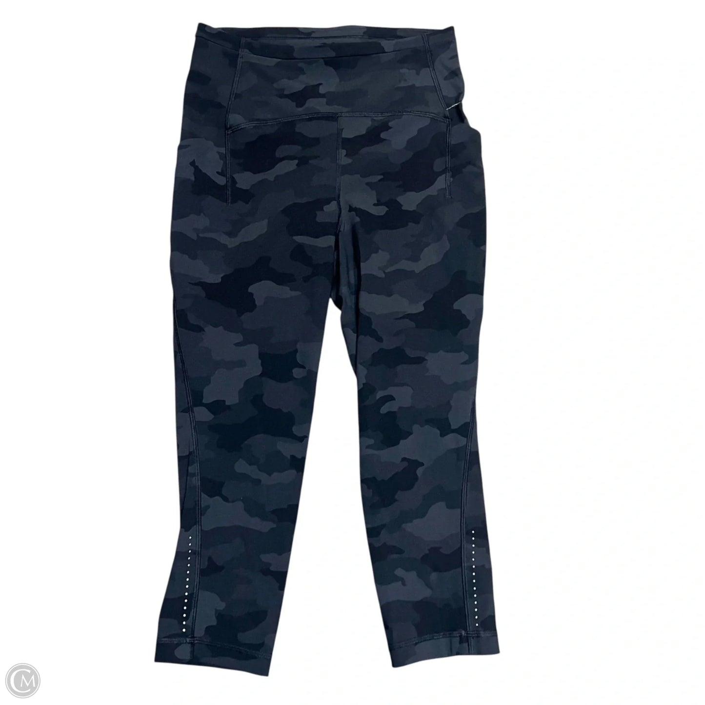 Athletic Capris By Lululemon In Camouflage Print, Size: S