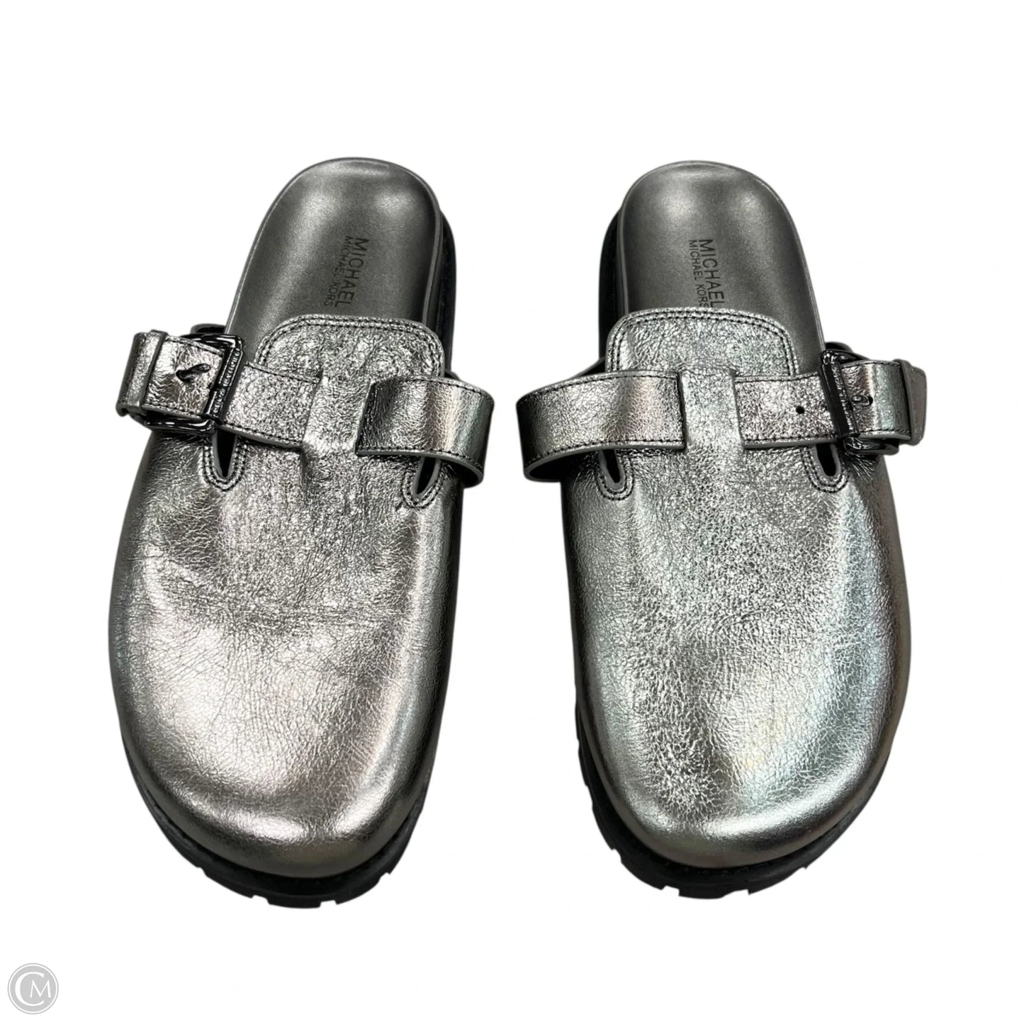 Shoes Flats By Michael By Michael Kors In Silver, Size: 8