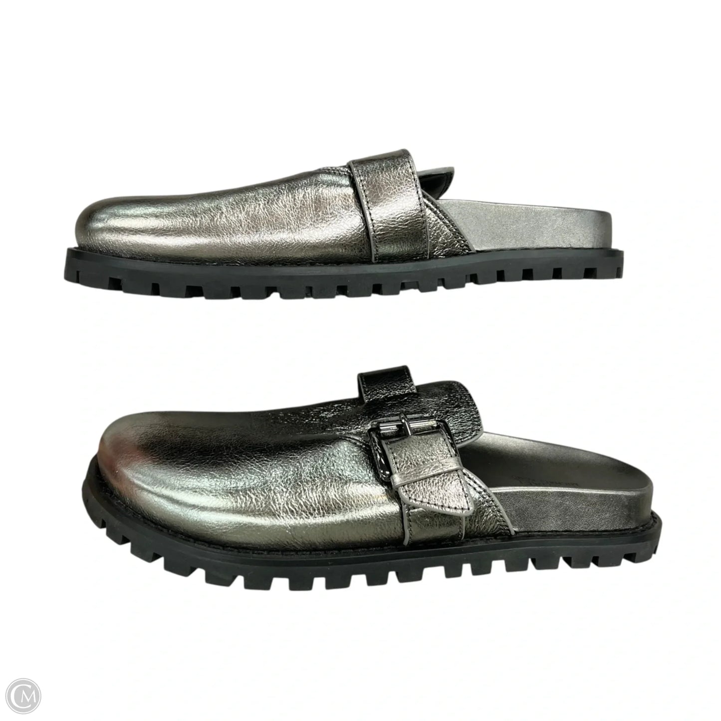 Shoes Flats By Michael By Michael Kors In Silver, Size: 8