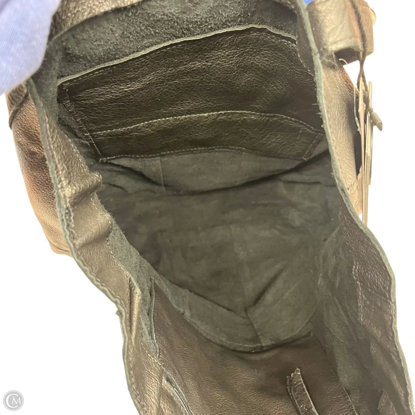 Handbag Leather By Day and Mood, Size: Medium