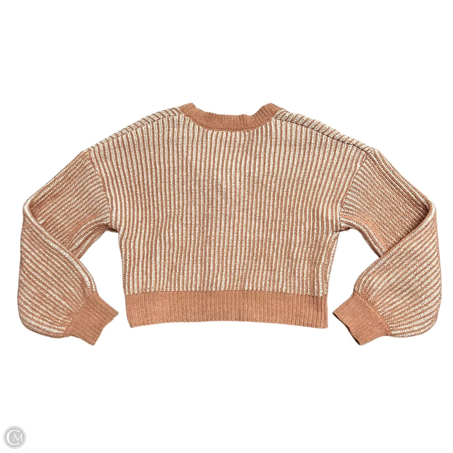 Sweater Cardigan By New In In Tan, Size: S