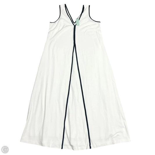 Dress Casual Maxi By Maeve In Black & Cream, Size: 1x