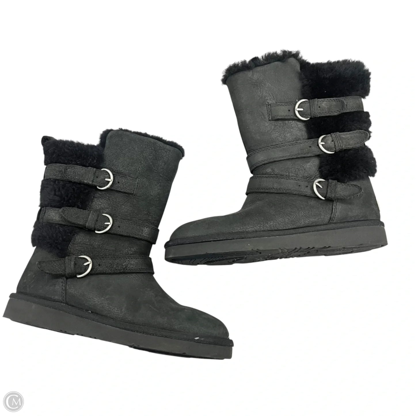 Boots Designer By Ugg In Black, Size: 7