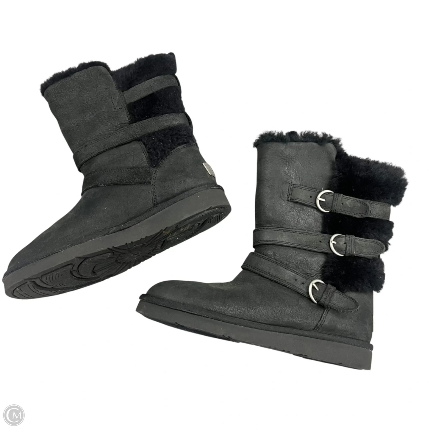 Boots Designer By Ugg In Black, Size: 7