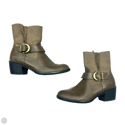 Boots Ankle Heels By Life Stride In Taupe, Size: 7